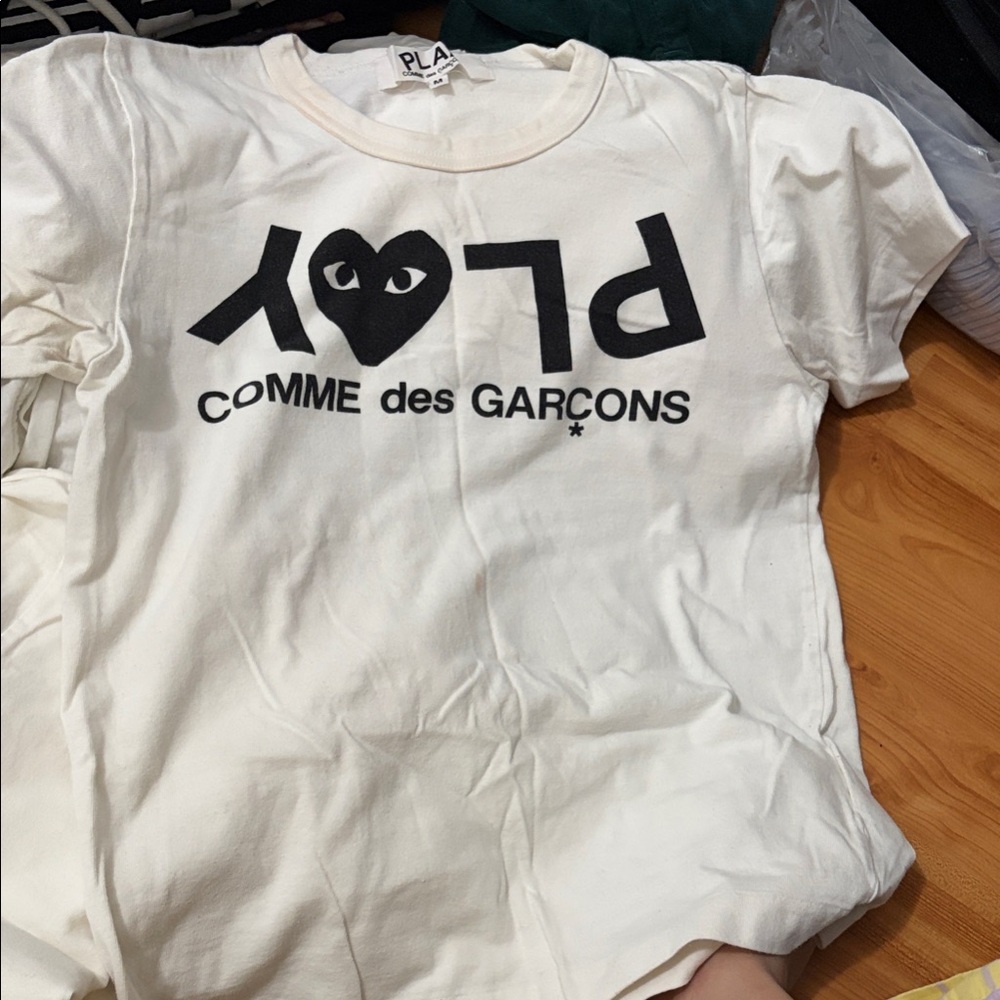 Comme des Garcons Kids Playful White Tee
